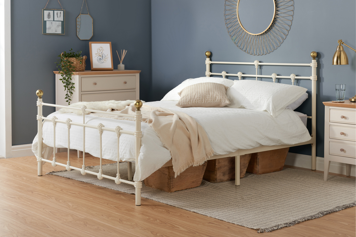 Birlea atlas store metal bed frame