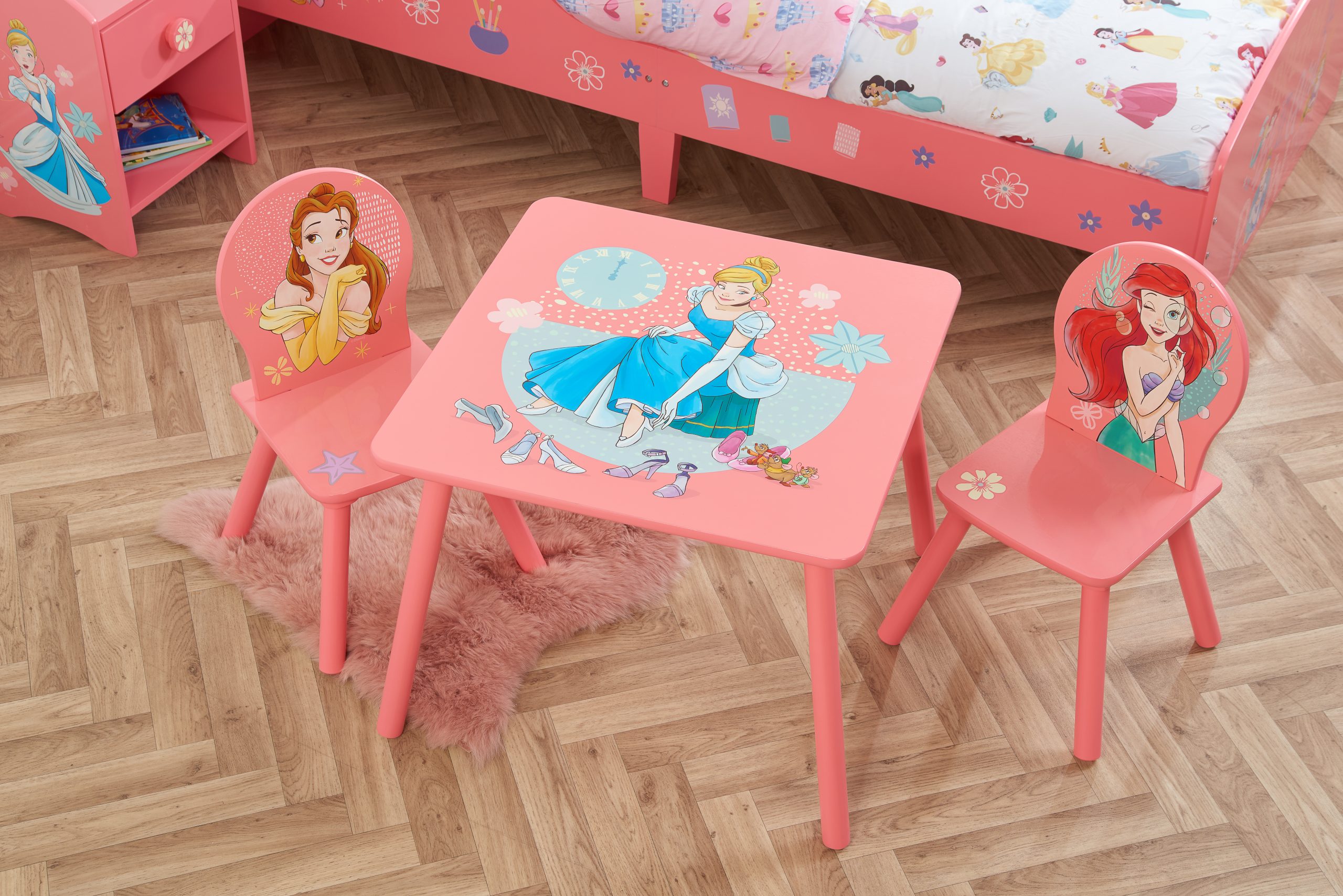 Kids table and chairs disney sale