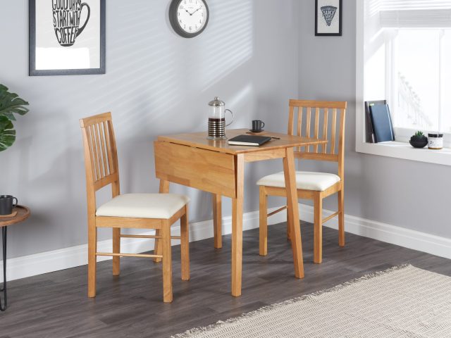 Drop Leaf Dining Set Oak | Birlea