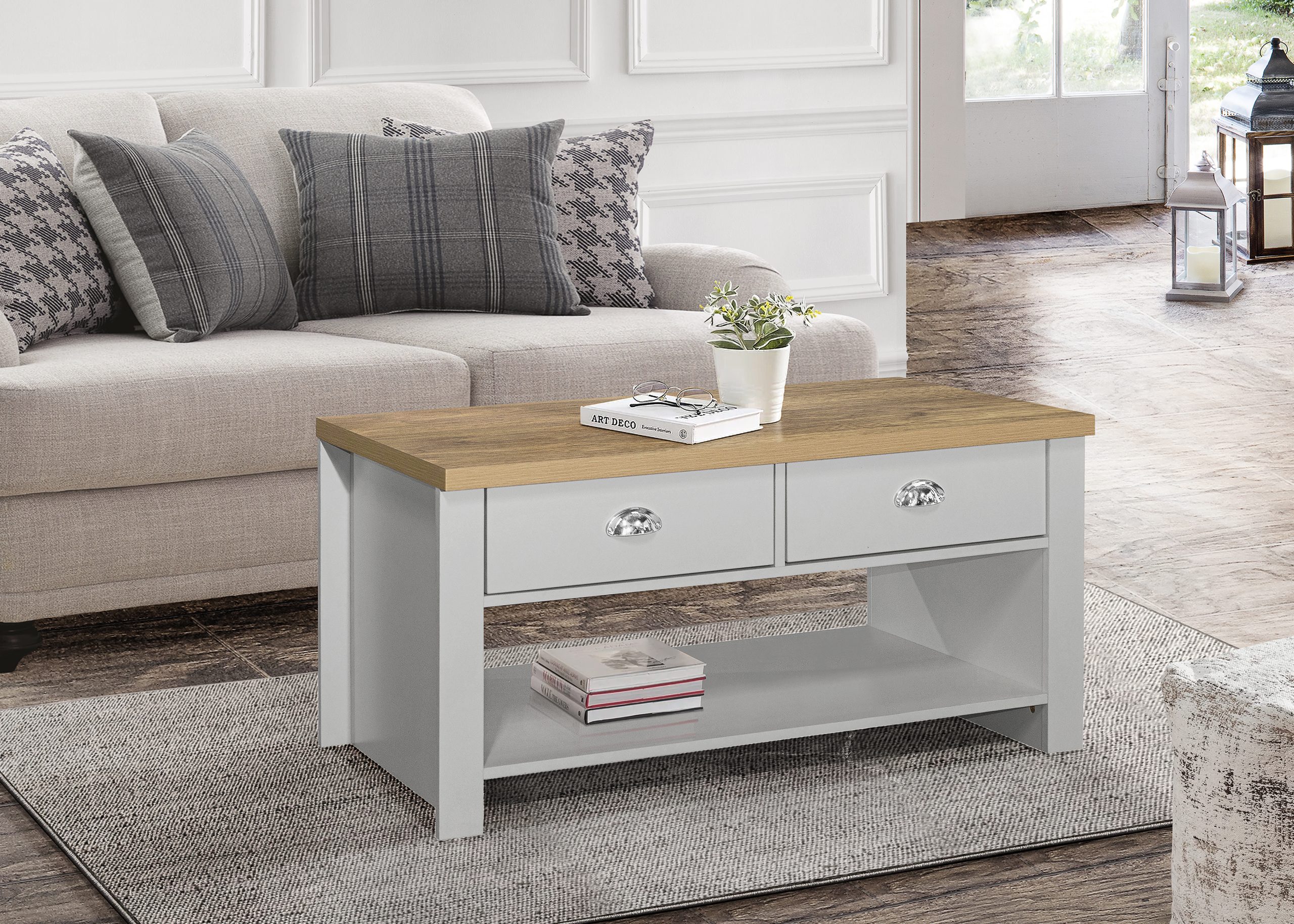 Oak grey 2024 side table