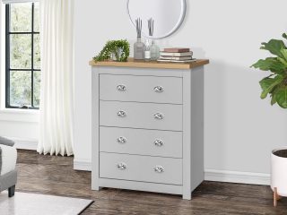 4 drawer deals chest grey