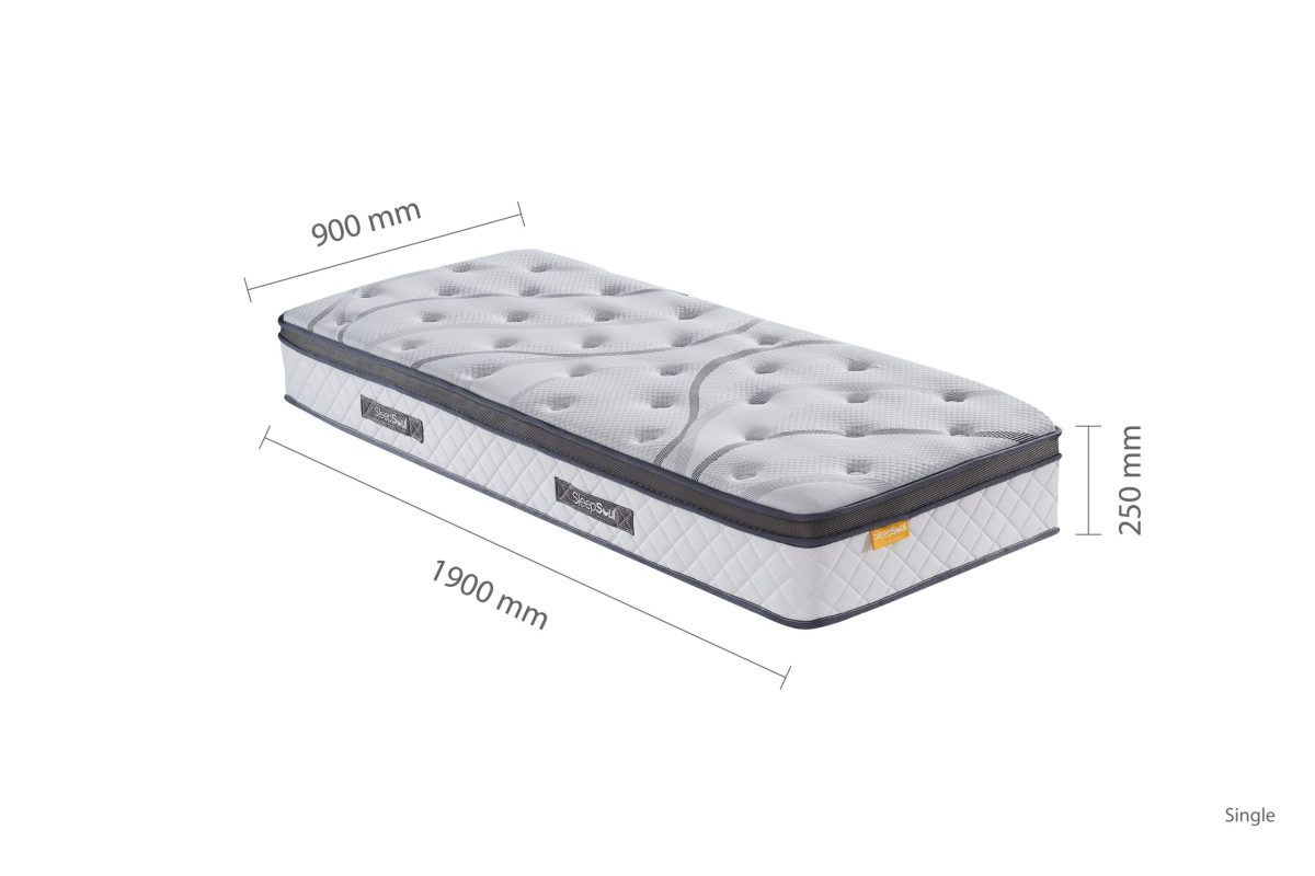 SleepSoul Comfort Mattress • Hybrid Mattress • SleepSoul by Birlea