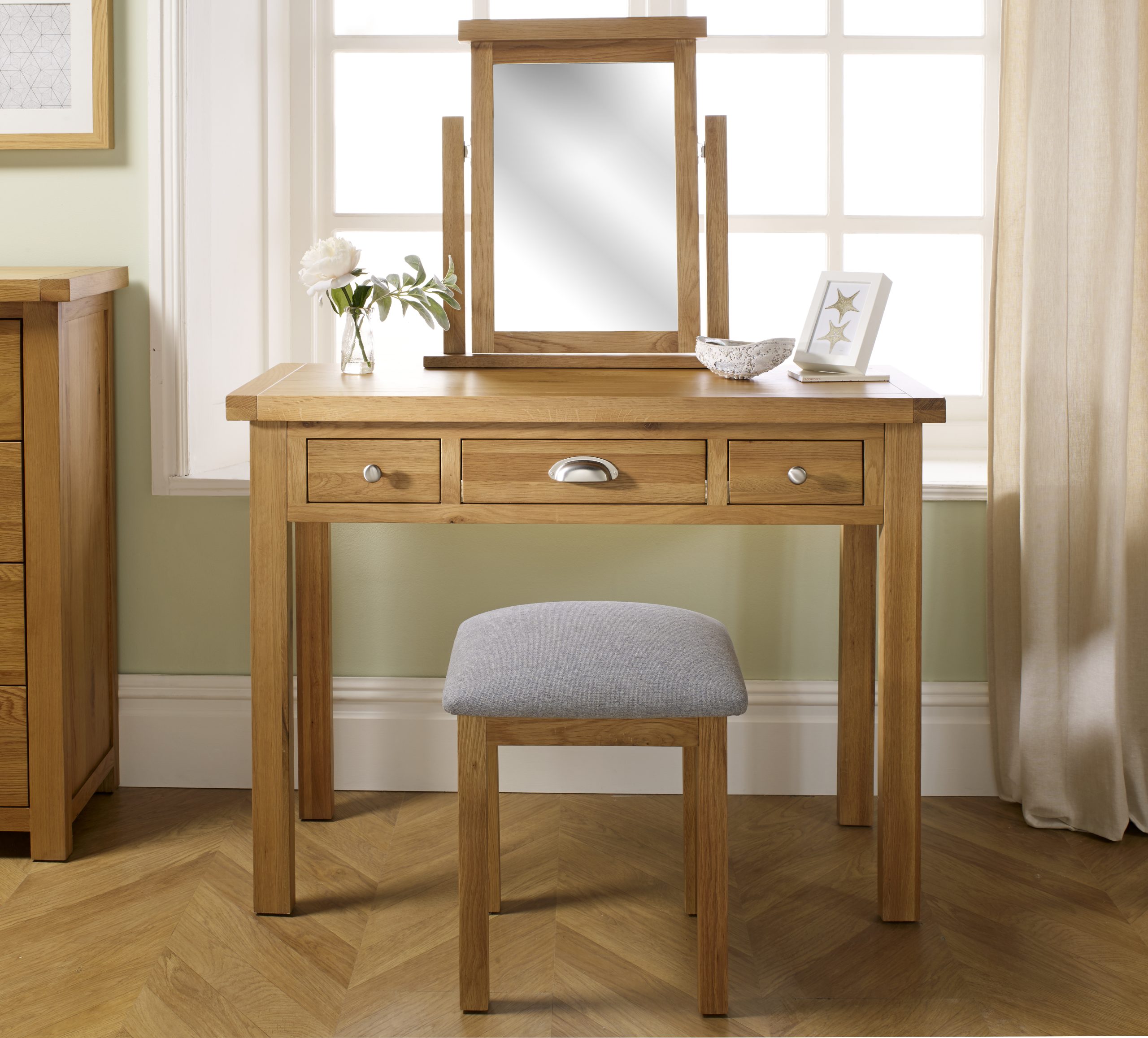 Woburn 3 Drawer Dressing Table Birlea